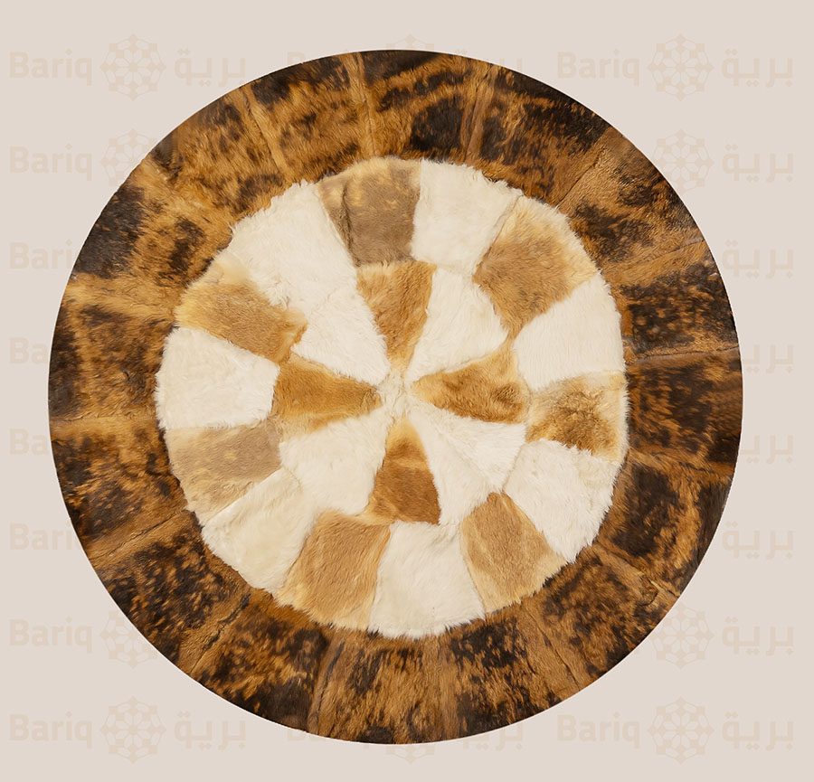 1125 Natural fur rug - Image 1