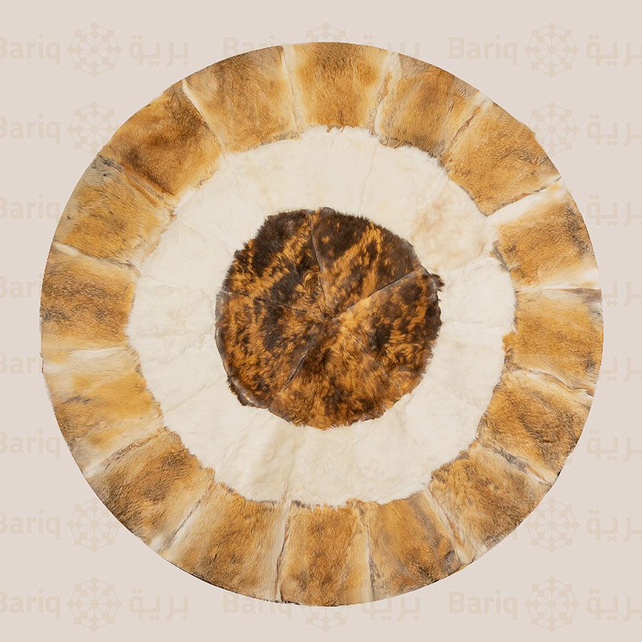 1128 سجادة فرو طبيعي - الصورة 1