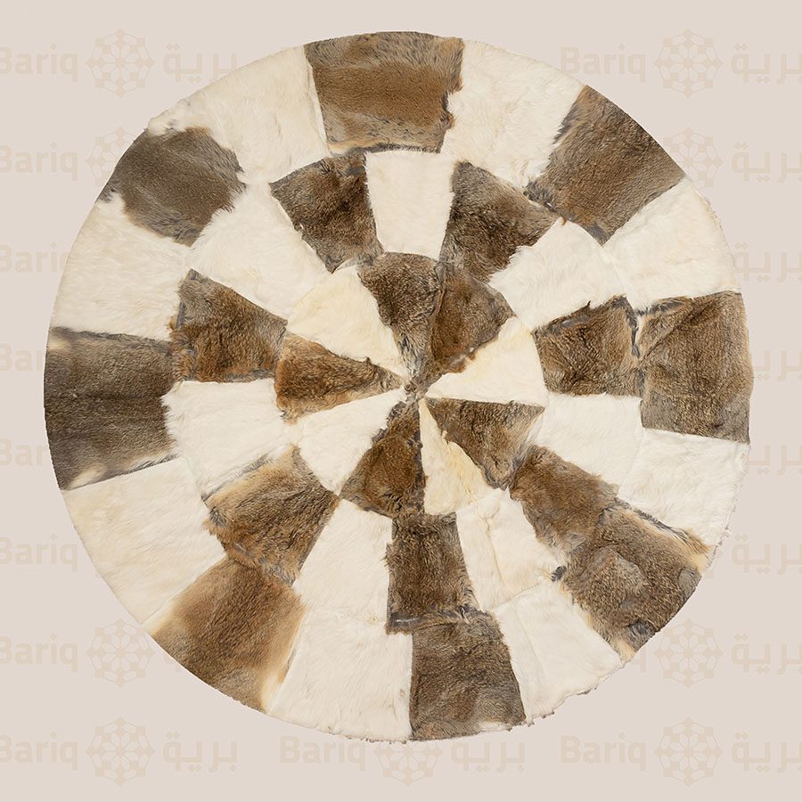 1129 سجادة فرو طبيعي - الصورة 1