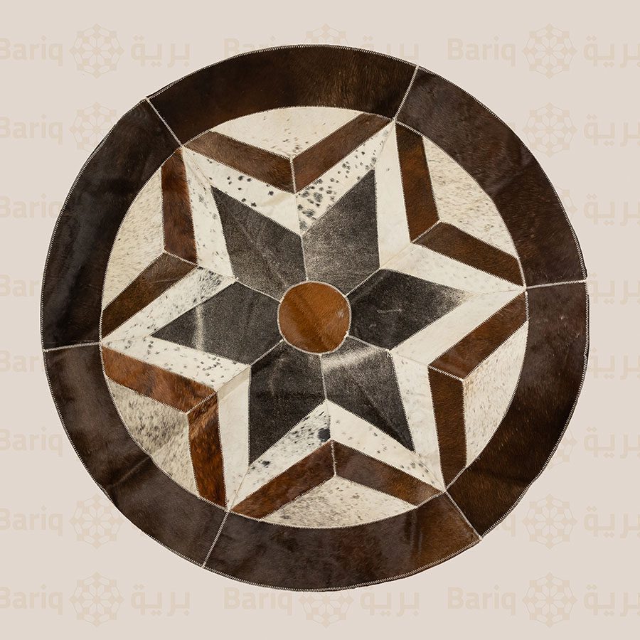 1131 Genuine leather rug - Image 1