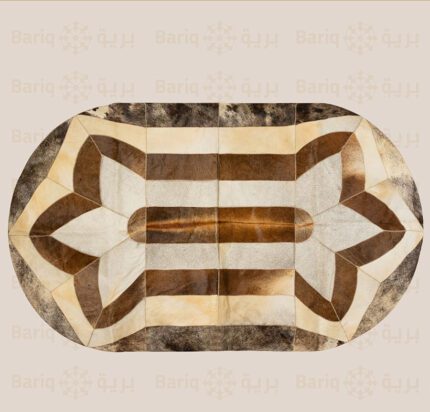 Genuine leather rug