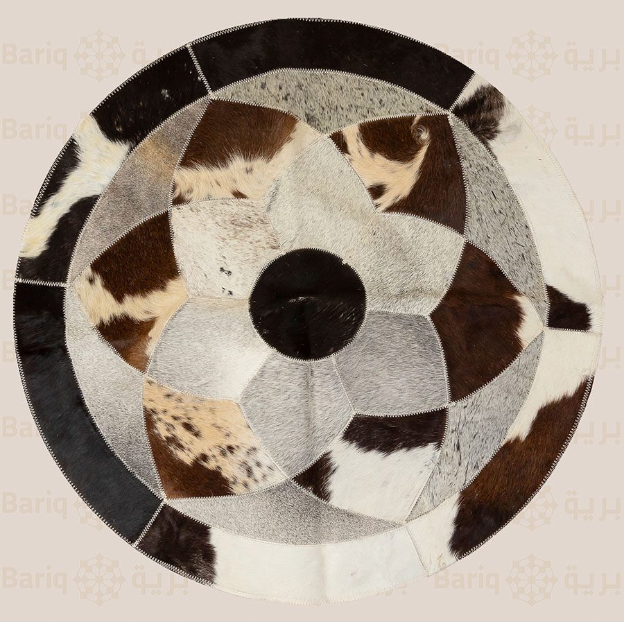 1157 Genuine leather rug - Image 1