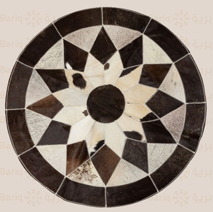 1160 Genuine leather rug - Image 1